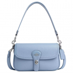 Coach Hadley 25 Logo H&otilde;bedane Riistvara Krokodillimuster Nahast Crossbody &Otilde;lakott Keskmine Naiste Kotid Sinine CY683-SVPUB Basic Set (Bag+Dust Bag)