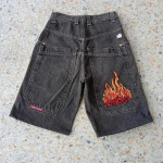 RogueWave Kotid R&otilde;ivad Gooti Ameerika Tasku Tr&uuml;kkimine Denim Spordir&otilde;ivad 2000ndad Vintage Streetwear Hip Hop Korvpallip&uuml;ksid S