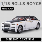 1:18 Rolls Royce Phantom Sulamist Luxy Autode Mudelid Valatud Metallist S&otilde;idukid Kogutavad Simuleeritud Kaunistused Heli ja Valgusega Kingitused Lastele valge