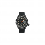 SEIKO prospex seeria must piiratud v&auml;ljaanne sukeldumiseks automaatne silikoonrihmaga meeste k&auml;ekell must sihverplaat SRPH13K1 must