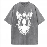 Hades Melanie Martinez Tuuri Album T-s&auml;rk Vintage Pesuga Suvine O-kaelusega L&uuml;hikeste Varrukatega T-s&auml;rk S