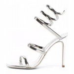 Luksuslikud disain-k&otilde;rgekontsaga kingad naistele Seksikad maopunutisega peokleitkingad Daamide stripparikingad Avatud varbaga suvesandaalid naistele 35 h&otilde;be