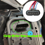 BMW 1 2 3 4 seeria F20 F21 F22 F23 F30 F31 F32 F33 F36 jaoks 6-pin tagumine tagatulede lambi pistik sabapistik eeljuhtmega 61132359993