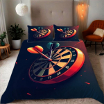 Noolem&auml;ngu tahvli tekikott ja padjap&uuml;&uuml;rikomplekt,Noolem&auml;ngu voodipesukomplekt Nahas&otilde;bralik Piksek&auml;ru ja Leegiga tekikott Komplekt T&auml;is-Kuninganna Suurus 135x200cm