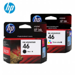 HP 46 Originaal Must + V&auml;rviline tindikassettide komplekt