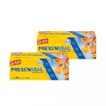 GLAD Press'n Seal Plastikust toidukile Mini 20cm x 40m x 2 tk Pakk Lekkimiskindel Grip