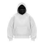 Unisex Balaklaava Kapuutsiga Pullover Kapuutsiga Dressipluus Suusamaskiga Soe Tuulekindel Dressipluus Esitaskuga Jooksmiseks V&auml;lispordiks T&auml;nav S valge