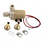 DC12V 100&deg;C P&auml;ikese Kuum/K&uuml;lm Vesi Ringluspump Toiduklassi Vaikne Kuppling 1/2 V&auml;liskeermega 8L/Min Amfiibne Pump China Mainland