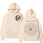 Twenty One Pilots Overcompensate Prindiga Huppar Meestele Naistele Rock Hip Hop &Uuml;legabariidilised Pulloverid Moodne Vabaaja Pikkade Varrukatega Dressipluus 3XL beige