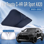 Auto p&auml;ikesesirm Toyota C-HR GR Sport AX20 2023 2024 2025 MK2 esiklaasile P&auml;ikesekaitse Soojusisolatsioon Suvine Auto Tarvik
