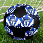 Hertha BSC Berlin Suurus 5 Jalgpall, Masin&otilde;mmeldud PVC, Vastupidav & K&otilde;rge p&otilde;rge, Sobib k&otilde;ikidele vanustele, f&auml;nnitooted, m&auml;ngudeks & v&auml;litingimustesse.