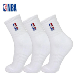 NBA Sokid Meestele, Keskmise s&auml;&auml;rega Vabaaja Spordisokid, S&uuml;gis ja Talv Paks Frotee Puuvill, Kammitud Puuvill, Jooksmiseks Korvpalliks, 3 Paari white