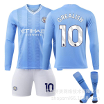 2324 Manchester City kodune s&uuml;gis-talvine jalgpallis&auml;rk 9 Harland 17 De Bruyne 10 Grad 47 Foden t&auml;iskasvanute pikkade varrukatega 28#