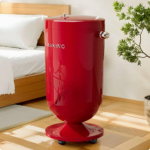 Rattaga pr&uuml;gikast Lihtne liigutada Veerev Moodne v&auml;limus Kaane ja musta v&auml;rviga Pr&uuml;gikast 20L koos Red 15L with Wheel