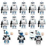 Star Wars Alpha Clone Trooper ehitusklotside figuuride komplekt 13 stiili Poiste ehitusm&auml;nguasi