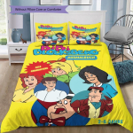 Bibi Blocksberg Mis Papsiga Viga On Tr&uuml;kitud Tekikott Komplekt Padjap&uuml;&uuml;rikud Ei Sisalda Tekki Laste Voodipesu Komplekt Magamistoa Kaunistus Kingitus 140x200cm