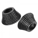 18 tk Step Up / Step Down objektiivi filtri metallist adapter must