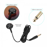 Piezo Pickup kontaktmikrofoni muundur 6,35 mm v&auml;ljundpistikuga 10  kaabel
