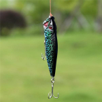4 tk kalap&uuml;&uuml;gi landid V&auml;nda s&ouml;&ouml;t Treble Hook kunstliku s&ouml;&ouml;daga kalap&uuml;&uuml;gis&ouml;&ouml;daga 4pcs