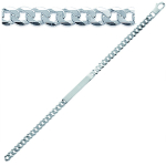 Les Tr&eacute;sors De Lily [H6582] - Bracelet Argent 'Identit&eacute;' -  18 cm 5 mm h&otilde;be