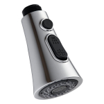 Segisti pihustuspea kraanikauss 3 funktsiooniga pihustuspea G1/2 v&auml;ljat&otilde;mmatav pihustuspea otsik k&ouml;&ouml;gi jaoks Polished Type 2