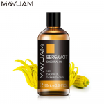 MAYJAM 100 ml bergamoti eeterlikke &otilde;lisid aroomiteraapia hajuti jaoks niisutab nahahooldust massaaži jooga l&otilde;&otilde;gastamiseks valu leevendamiseks steriliseerimiseks Bergamot