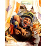 T&auml;is&uuml;mmargune puur 5D DIY teemantmaal vanamehe ja hiire tikandid ristpistes 20X30CM