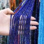 Looduslikust kivist helmed Spinell lihvitud helmed 2 x 4 mm ehete valmistamiseks DIY kaelakee jalav&otilde;ru k&auml;ev&otilde;ru tarvik 2x4mm