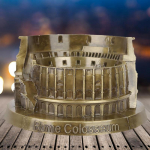 Vana-Rooma Colosseumi mudel Miniatuurne Rooma Colosseumi kunst k&auml;sit&ouml;&ouml;kontori kodu t&ouml;&ouml;laua sisekujundus