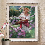 5D teemantmaaling DIY ristpistes komplektid Mosaiik Pilt kividest Decor Kingitus T&auml;is teemanttikandid Full Round 20X30CM