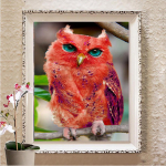 5D Teemantmaal, Tikand K&auml;sit&ouml;&ouml; Teemanttikandid Mosaiik Kingitus Loom Teemant Seinakunst Dekoor Full Round 20X30CM