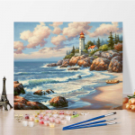 Kunst DIY Maalimine numbrite j&auml;rgi Digitaalne &otilde;limaal Teemantmaal Numbrite maalimine &Otilde;limaal Kodukaunistus Hobid 40x50cm no frame