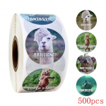 50-500tk loomaaed Loomad multifilm Kleebised lastele klassikalised m&auml;nguasjad kleebis kooli&otilde;petaja preemia kleebis 1 tolli mustriga tiiger