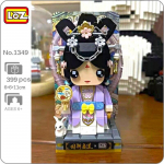 LOZ 1349 Hiina muinasjutt iidne kuujumalanna ilu j&auml;nes loom 3D mudel miniklotsid klotsid ehitusm&auml;nguasi ilma kastita