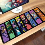 80x30 cm suur m&auml;nguhiirepadi lukustusserv Anime arvuti kummist hiirematt JOJO Bizarre Adventure jaoks 31,49x11,81 L