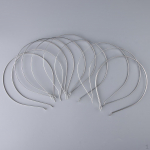 10x tavaline metallist peapael Juuksepael Raam Hoop Aksessuaarid DIY Craft White