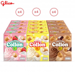 Glico Collon, koor, &scaron;okolaad ja maasika maitse (Biskviitrull) 54 g, Kokku 12 tk - Thai Snack 54 g x 12 pcs
