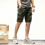 BL1101 Cargo Shorts Meeste Suvised &Otilde;hukesed Lahtised Noored Mood Must K&otilde;rge V&ouml;&ouml;kohaga Taskud Poisi Kiired Poolp&uuml;ksid 28 roheline
