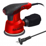 300 W k&auml;eshoitav elektriline ekstsentriline lihvmasin 5 tolli 125 mm lihvplaat elektriline lihvimismasin Puidut&ouml;&ouml;tlemine EU Plug punane