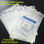 Hambaravi ortodontiline NiTi super elastne n&auml;htamatu hambav&auml;rvi traat &uuml;mar ristk&uuml;likukujuline munakujuline materjal 5 pcs 012 UPPER