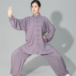 Naiste meeste pehme puuvillase joonega Tai chi &uuml;likond Kung fu Wushu v&otilde;itluskunstide vorm Wing Chun jakkp&uuml;ksid XXXL hall
