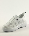 Perforeeritud slip-ons Evromoda 1924 36 Valge nahk 40 valge