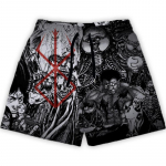 Anime Berserk Shorts Mood vabaaja j&otilde;usaali l&uuml;hikesed p&uuml;ksid suvel V&otilde;rgust hingav meeste naiste korvpall jooksmiseks kiiresti kuivavad l&uuml;hikesed p&uuml;ksid 5XL