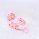 19 cm Child Reborn Doll Mini Simulation Full Body Pehme kummiemailiga nukk T&uuml;drukule Kingitus Nukk Nukk 19cm