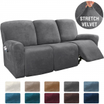 Sametkangas Lamamistoolikate Lazy Boy Lamamistooli Samettoolikate Elastne 1/2/3/4 Kohaline Lamamistoolisofa Kate Elutuppa 1 SEAT hall v&auml;rv