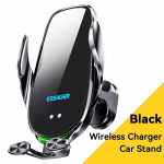 Essager 15 W auto juhtmevaba laadija &otilde;huventilaatori kinnitus iPhone 14 13 12 nutika juhtmeta laadija alus Xiaomi Huawei kiirlaadimiseks Air outlet type