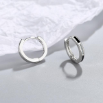 P&auml;ris S925 h&otilde;bedane mini-teemantk&otilde;rvar&otilde;ngas naistele Aretes De Mujer teemant Orecchini h&otilde;be 925 ehted v&auml;&auml;riskivide k&otilde;rvar&otilde;ngad valge