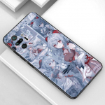 Korpus Redmi Note 10 Pro Max 9 9t 9s 8 8t 7 kaanega Tpu Fundas jaoks Redmi K40 Pro Plus 9 9a 9c Shell Genshin Impact Anime jaoks For Redmi Note 10 5G