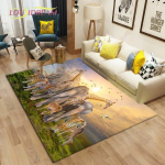 Loomamaailm Elutoa vaibad Magamistoa Suur vaip Lapsed M&auml;nguala Vaibad Lastetuba M&auml;ng P&otilde;randamatid 120cm x 160cm