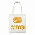 &Ouml;koloogiline korduvkasutatav naiste &otilde;lakott Valgest l&otilde;uendist ostukotid Multifilmi kandekott naistele, suur k&auml;ekott Naiste ostukotid 2021 24*26cm